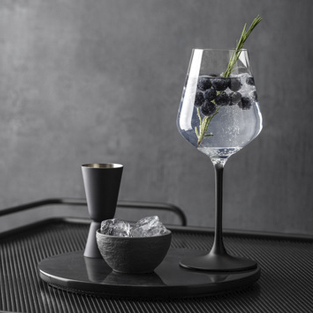 Villeroy & Boch Manufacture Rock Vitvinsglas 4-pack Klar/Svart fot