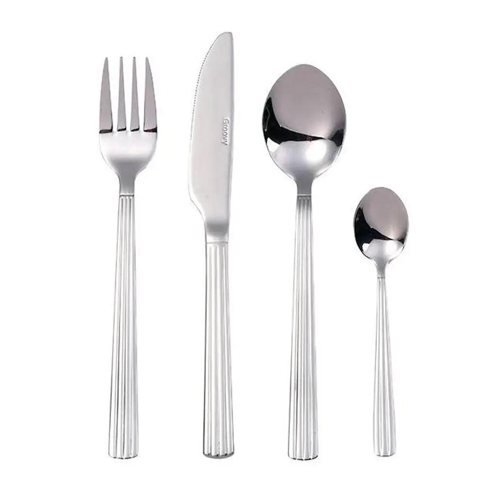 Groovy Aterimet 48 osaa Ruostumaton teräs