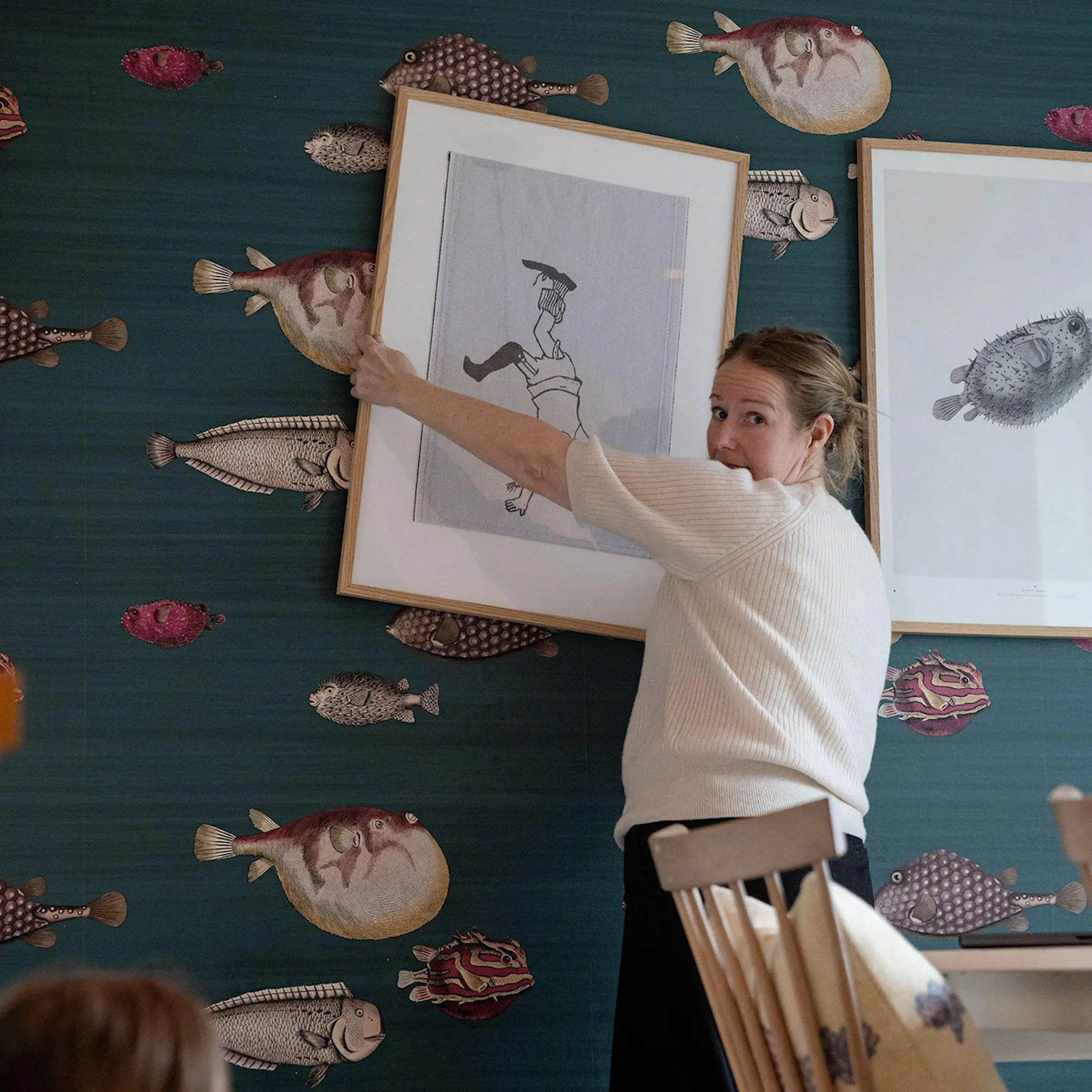 Ekelund Pippi kökshandduk 35x50 cm Hoppsan