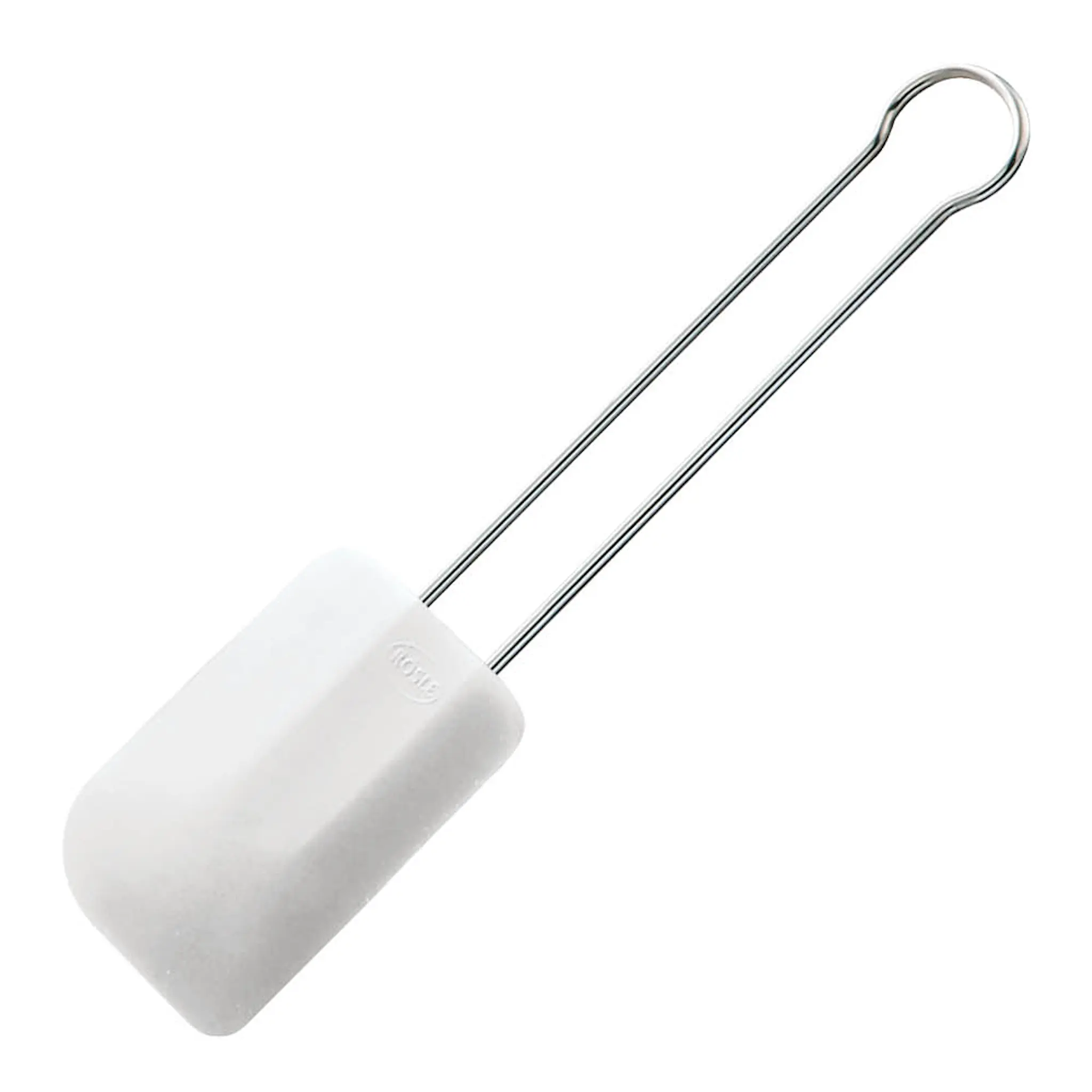 Rösle Slikkepott 32x7,5 cm stål/silikon hvit