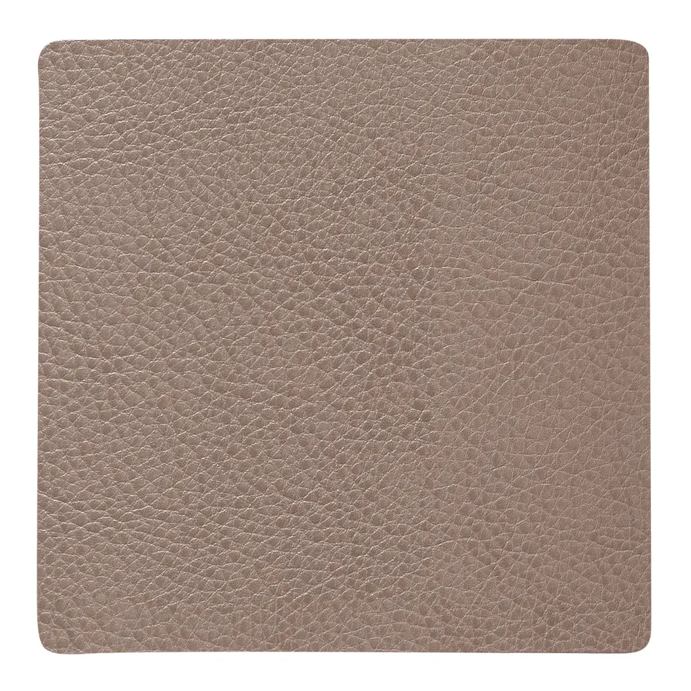 Square Leather Serene  Lasinalunen 10x10 cm Mole Grey