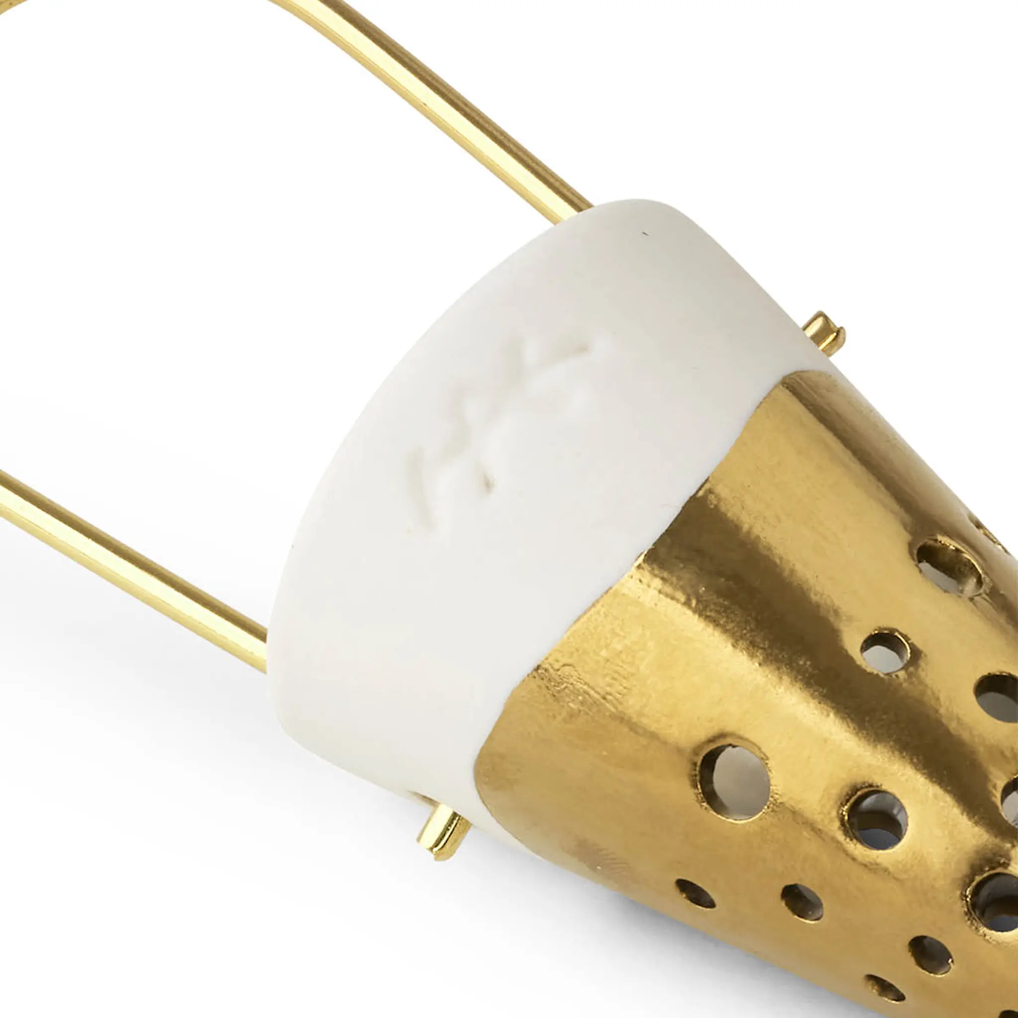 Kähler Nobili Julstrut 18 cm Guld
