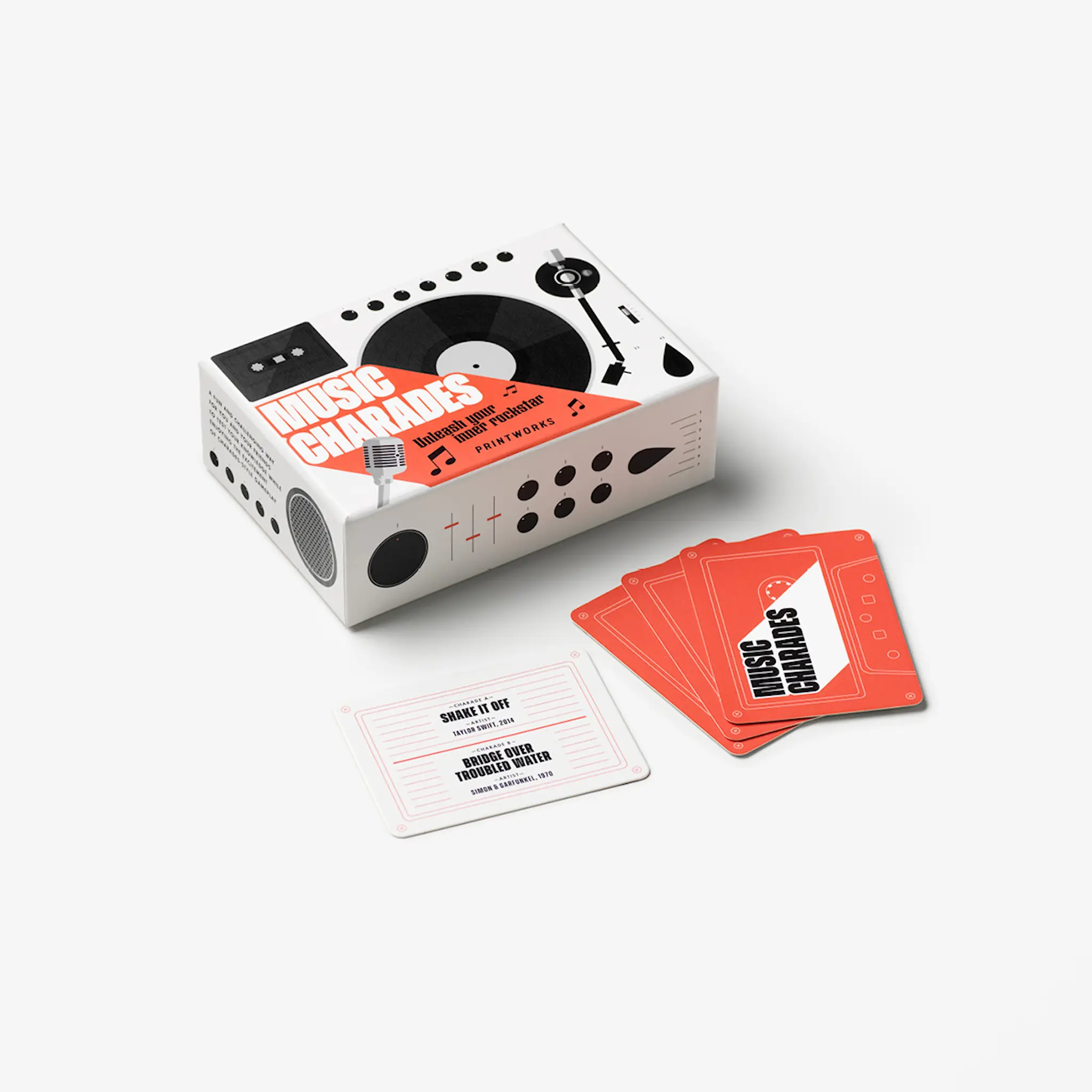 Printworks Spel Music Charades kortspel