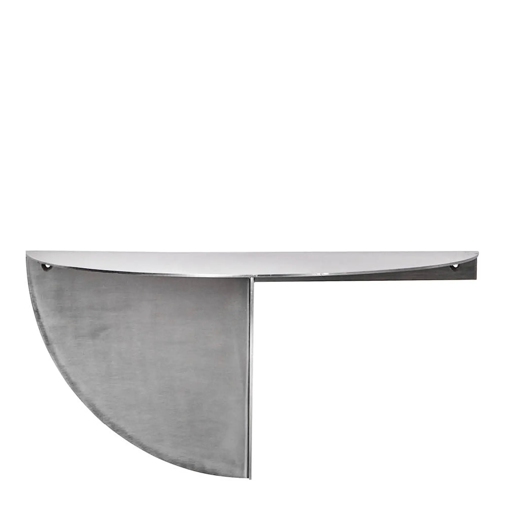 House Doctor Mega vägghylla i järn 18x36x18 cm borstad silverfinish