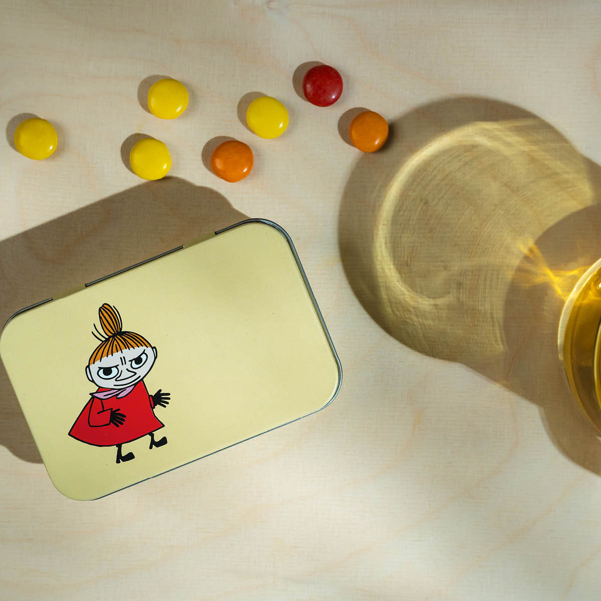 Muurla Muumi Peltipurkki Pikky Myy 10x6,5 cm Keltainen