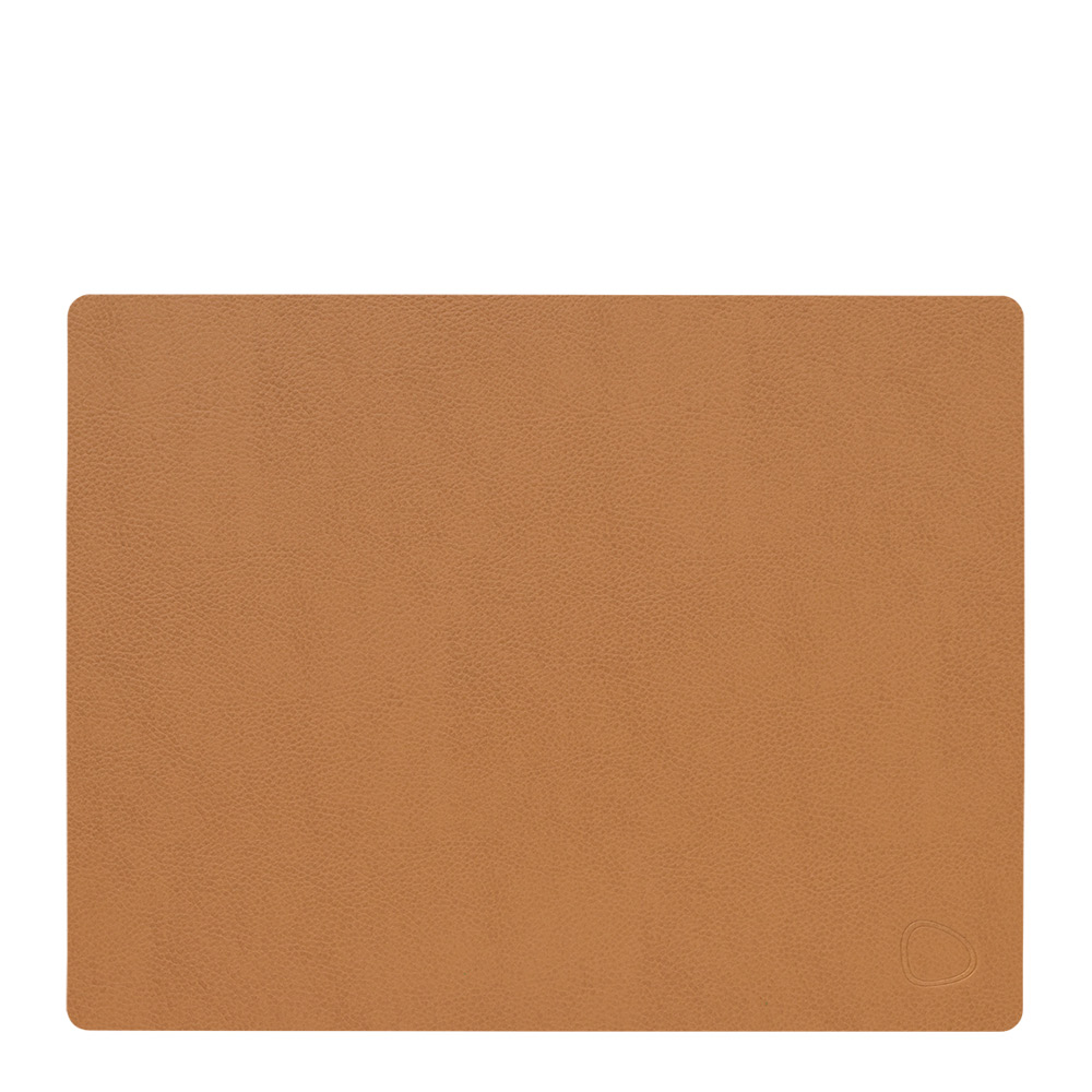 LIND DNA Leather Serene Rectangle Bordstablett 26x34 cm Nature