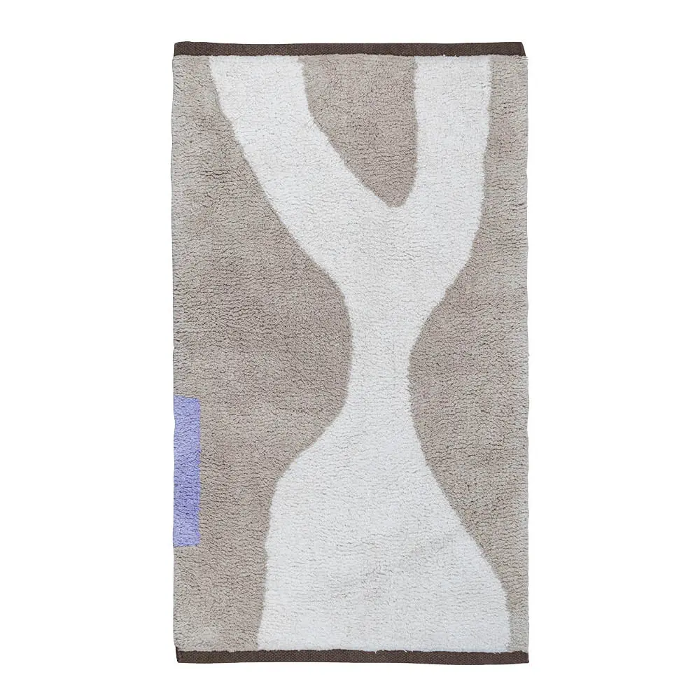 Figura gulvteppe 80x50 cm sand