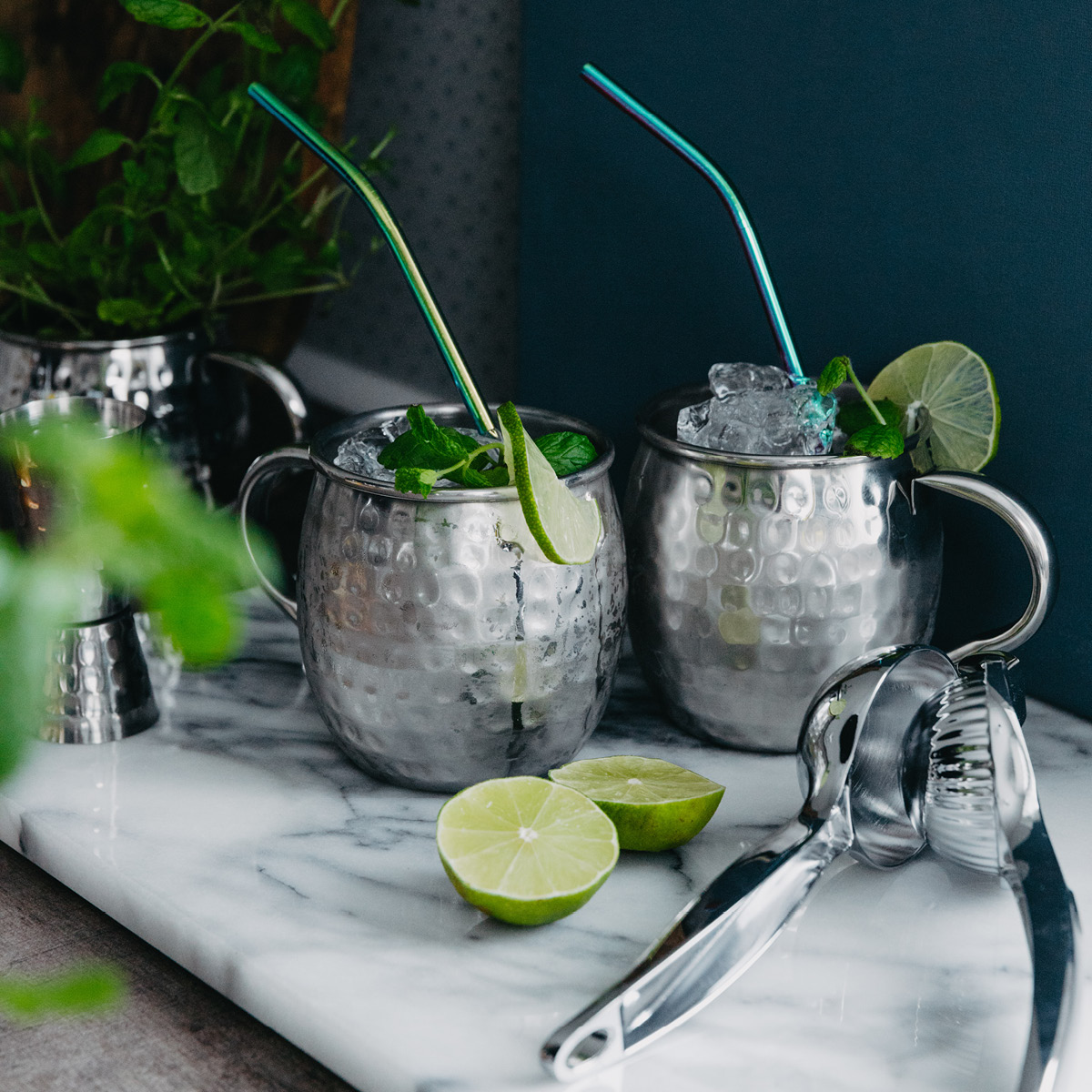 Taylor's Moscow Mule Mugg Hamrad Rostfritt Stål