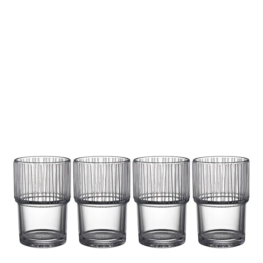 Kusintha kaffeglass 38 cl 4 stk klar