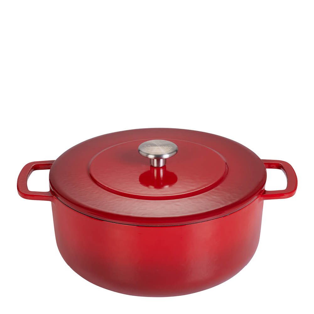 Combekk - Valurautapata 24 cm 3,8 L Cherry