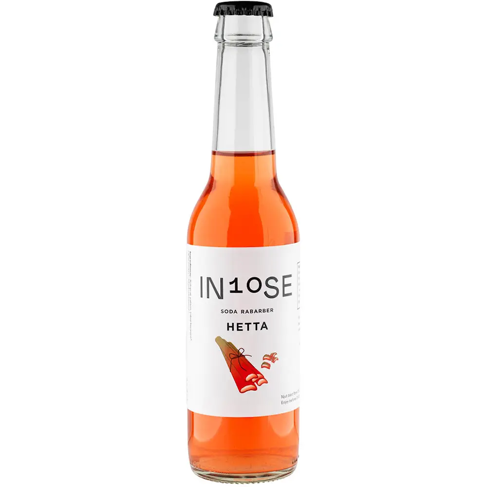 Økologisk soda med rabarbra smak 27,5 cl
