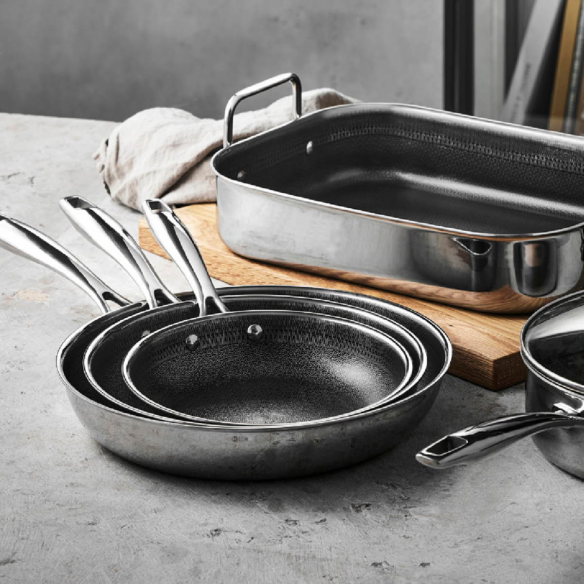 Pillivuyt Gourmet Paillon Hybrid stekepanne 28 cm keramisk