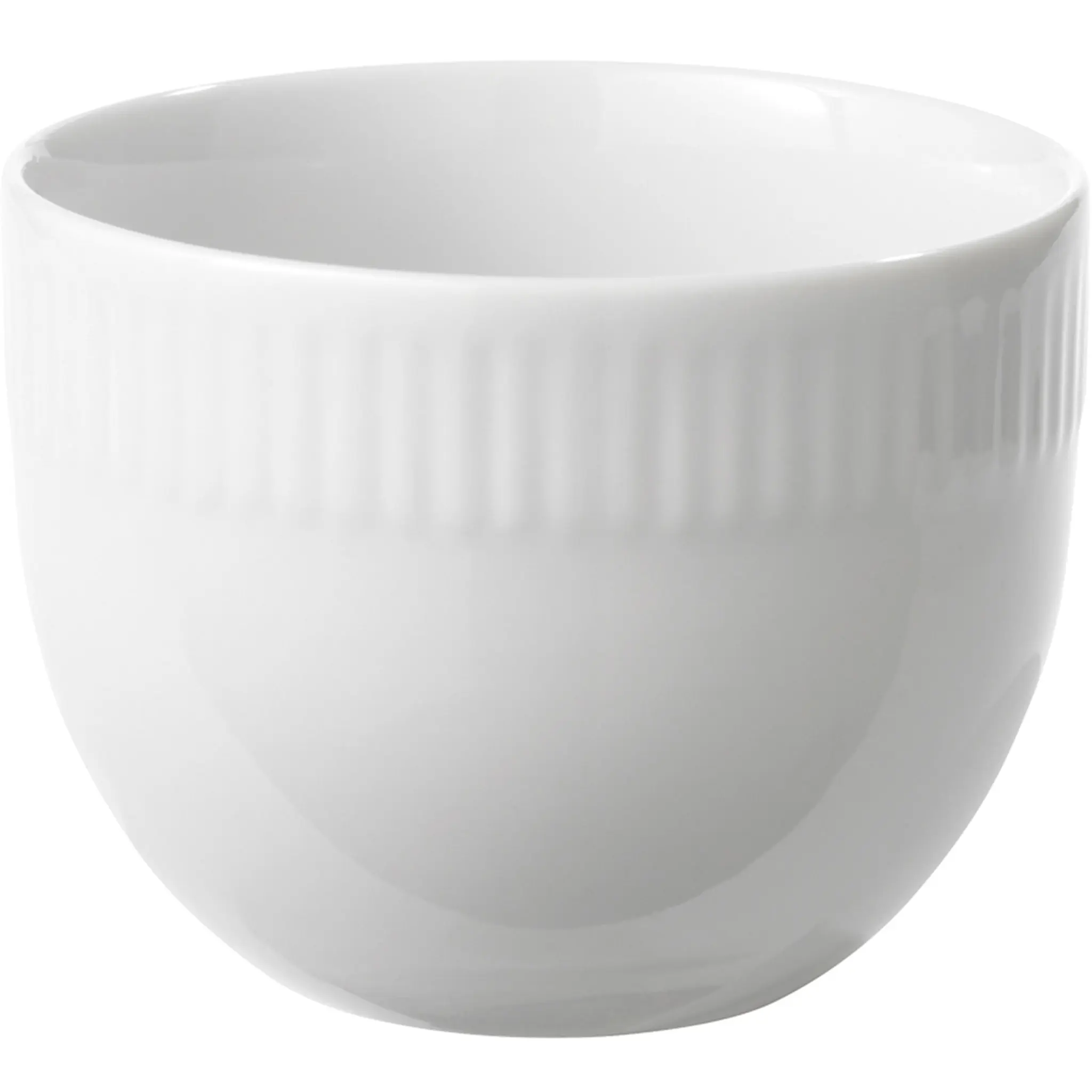 Aida Relief Sockerskål 8,5 cm Vit