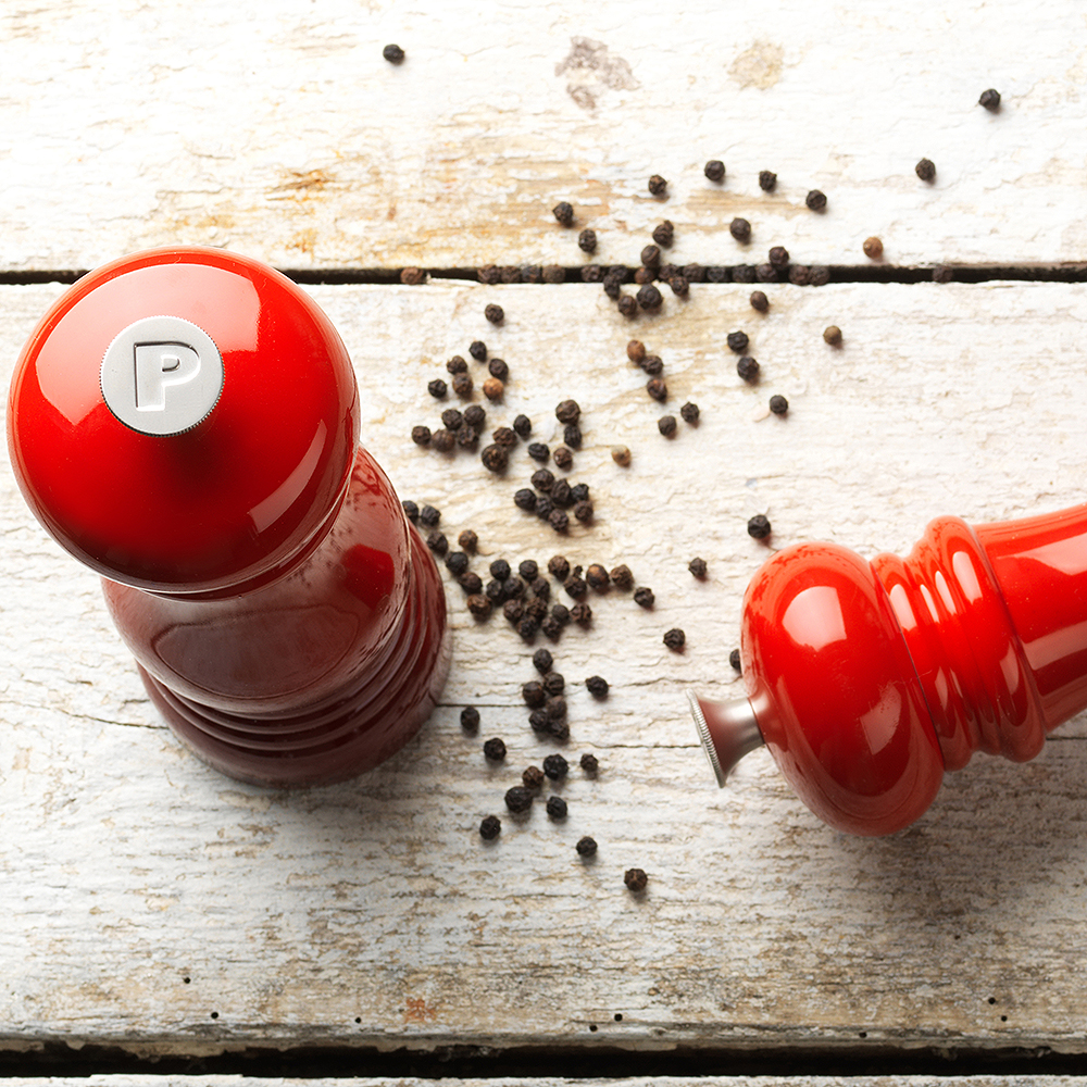 Le Creuset Salt- og pepperkvernsett 11 cm cerise