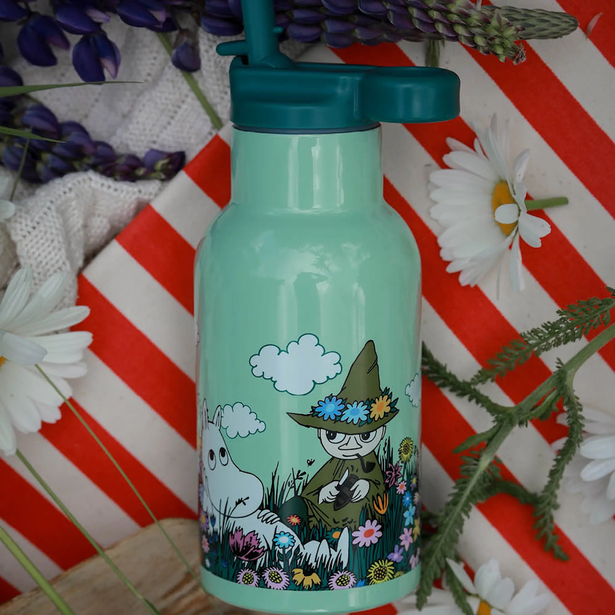 Rätt Start Muumi Juomapullo Niitty 0,34 L Vihreä