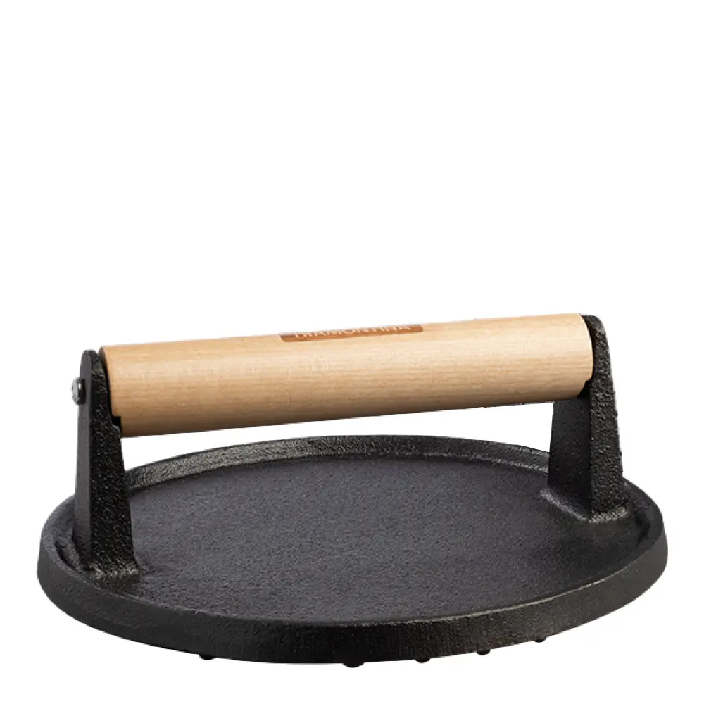 Bbq by hellstrøm Pihviprässi 18 cm Musta