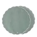 Grace Scallop bordsunderlägg linne 42 cm 2-pack Florence