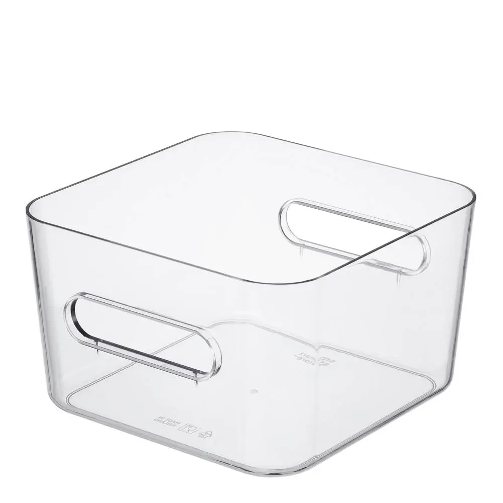 Compact säilytyslaatikko neliö M 3,6L kirkas