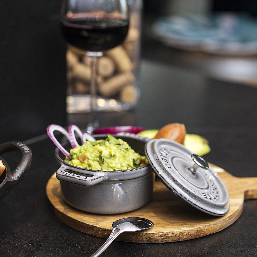 Staub Gryta 0,25 L rund Grå