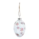 Felicie påskhänge glas H8 cm ljusrosa