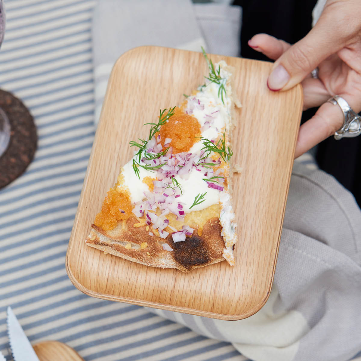 Sagaform Hanna Lautanen 19 cm Punatammi