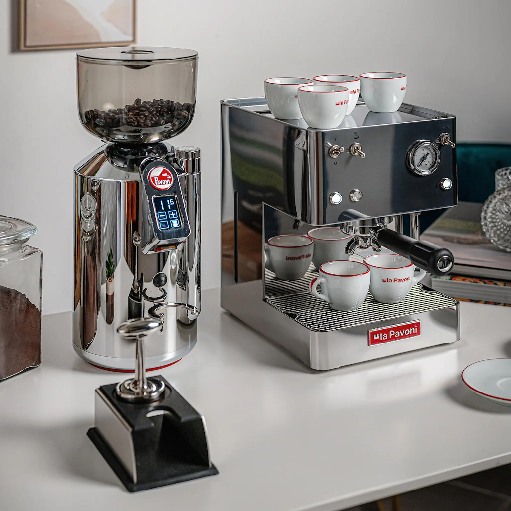 La Pavoni La Pavoni Semiproffessionell Kaffekvarn Krom