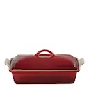 Heritage rektagulär fat m/lock 33x24 cm 3,8L cerise
