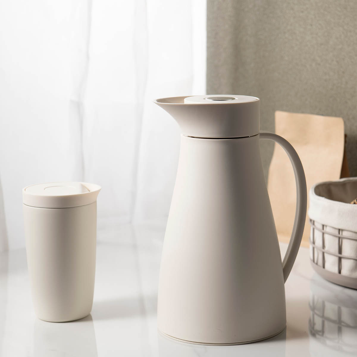 Modern House Lundi Termoskannu 1 L Creme