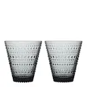 Kastehelmi glas 30 cl 2-pack grå