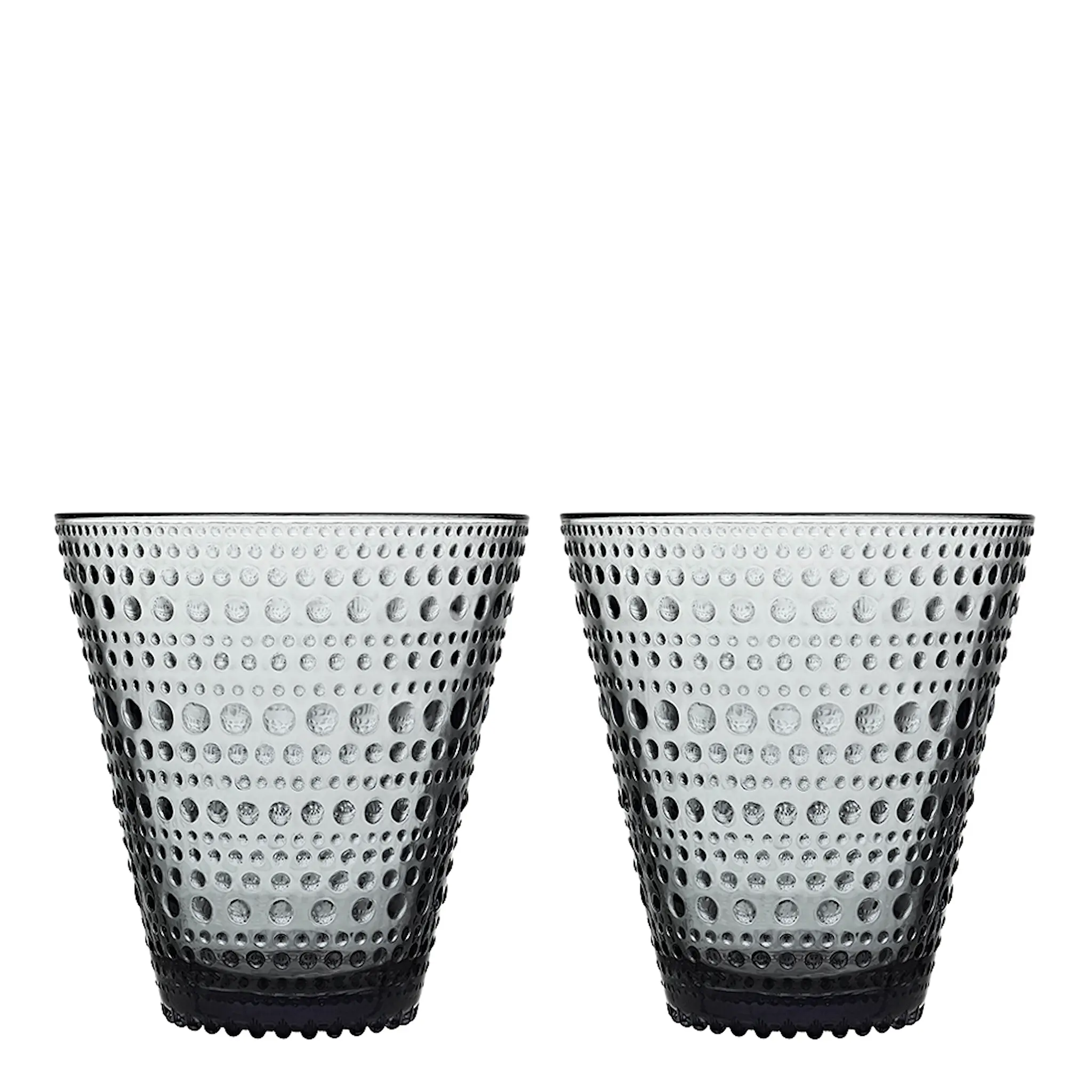 iittala Kastehelmi glass 30 cl 2 stk grå
