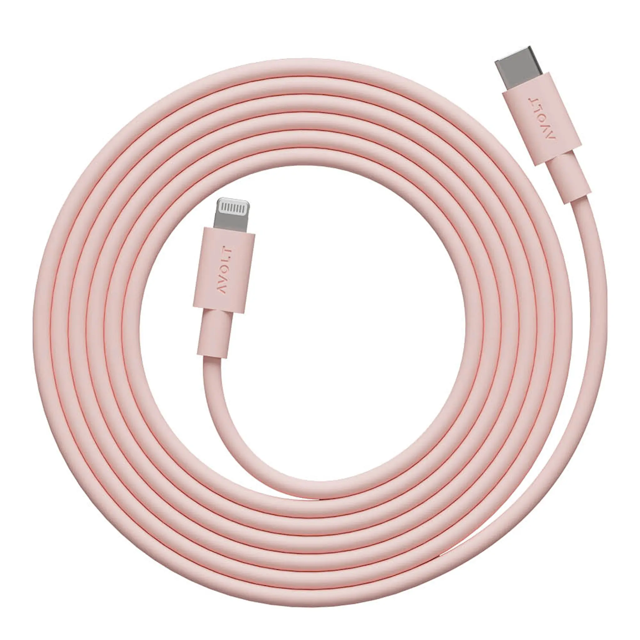 Avolt Cable 1 USB-C - Lightning Kaapeli 2 m New Pink
