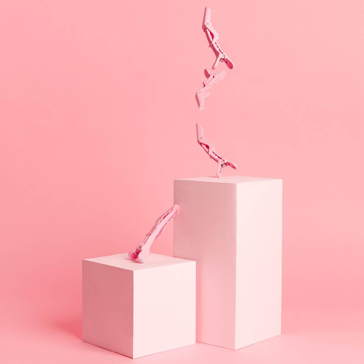 Mermade Grip hårklype 4 stk rosa