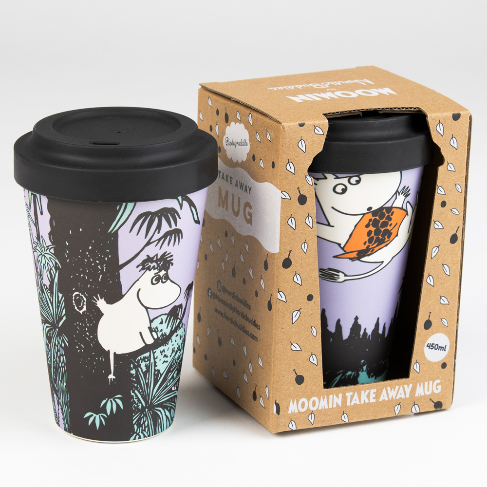 Nordicbuddies Muumi Take Away Muki 45 cl Tervetuloa viidakkoon