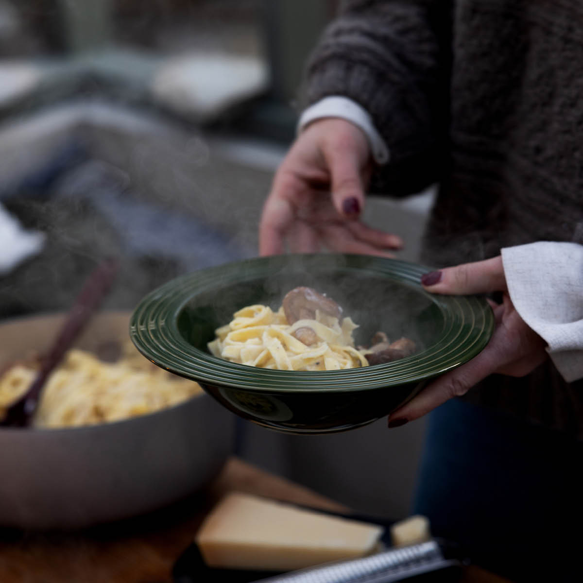 Sagaform Coffee & More dyp tallerken 22 cm grønn