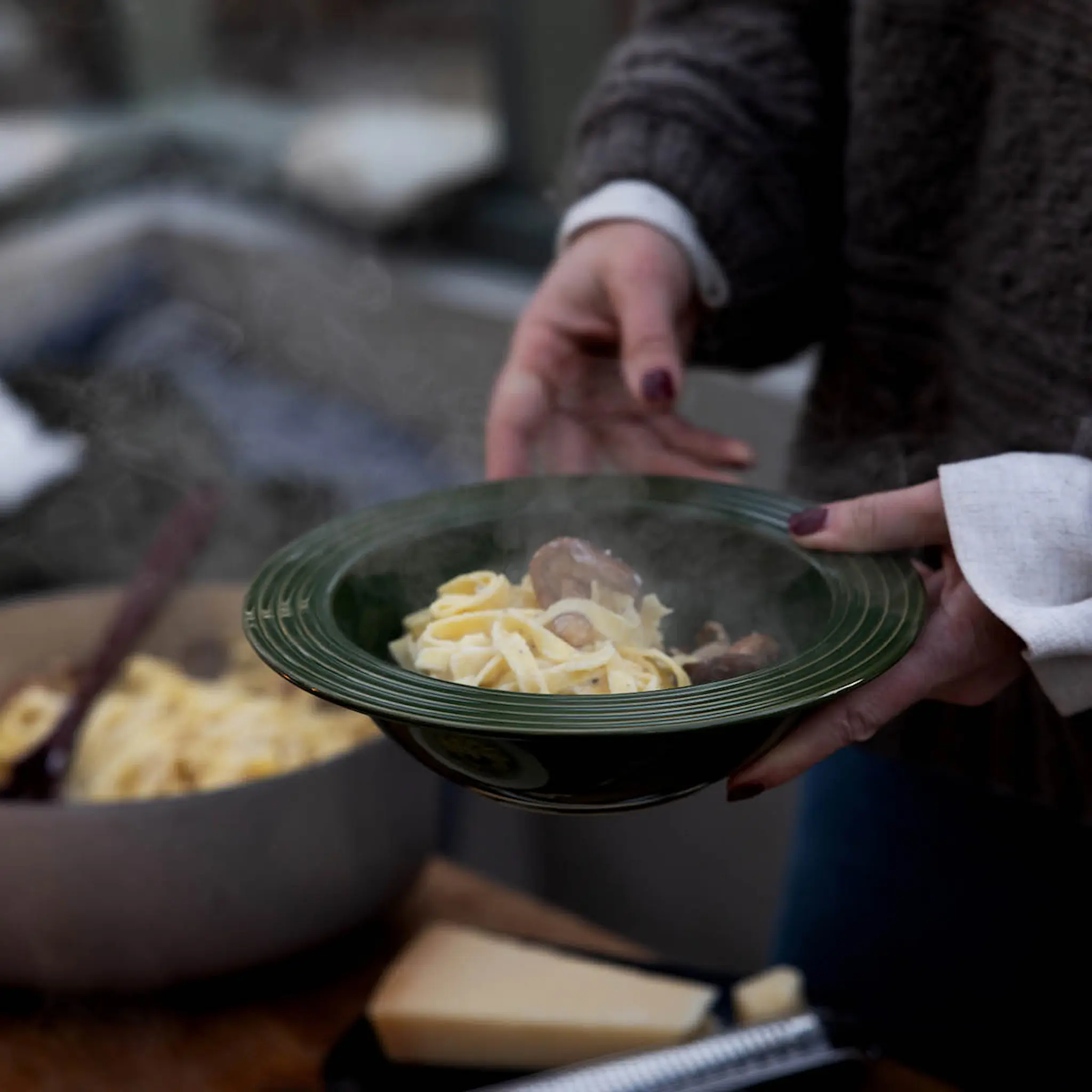 Sagaform Coffee & More dyp tallerken 22 cm grønn hover