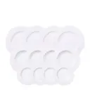 Ingrid tallriksset 12 delar tre olika storlekar vit