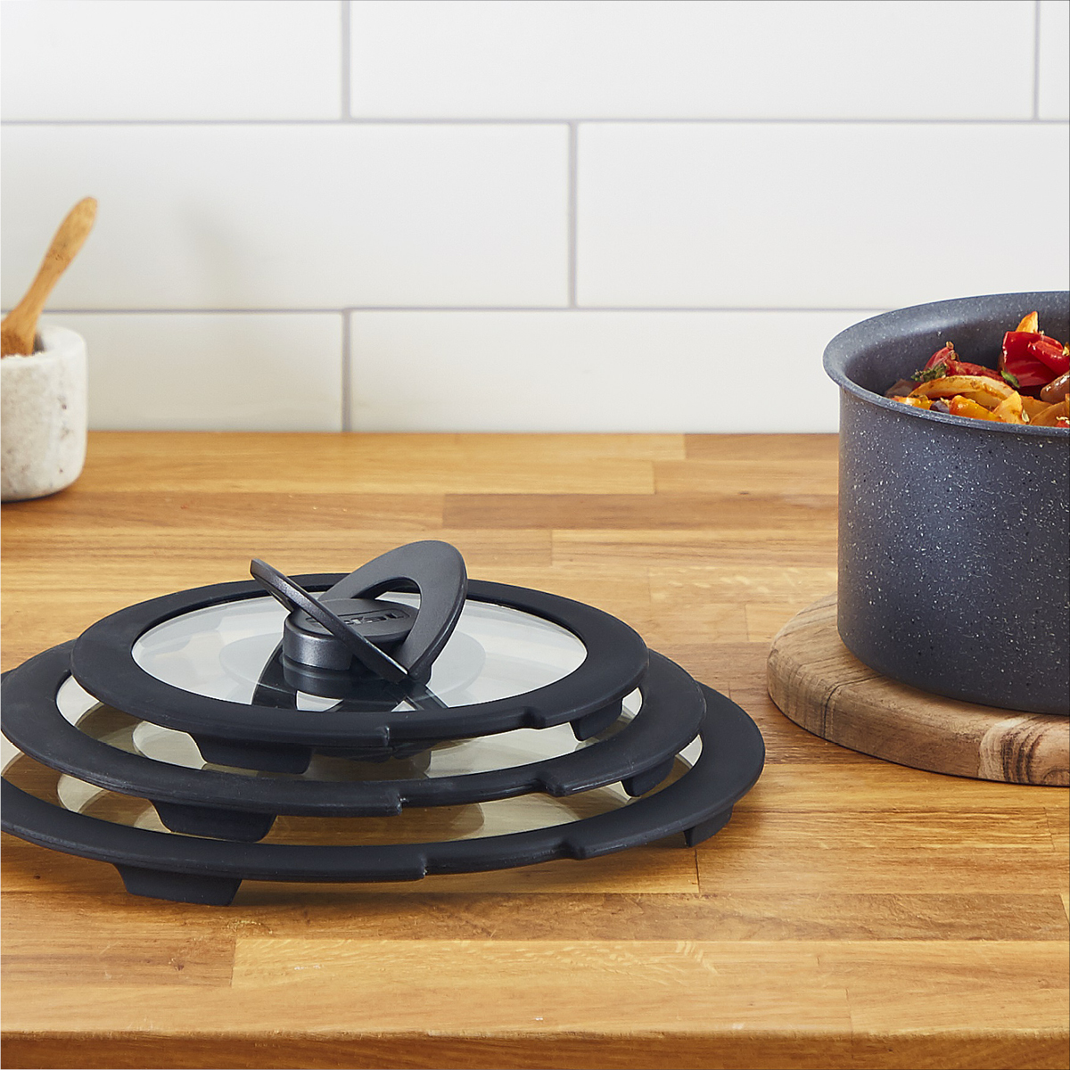 Tefal Ingenio glasslokk 16/18/20 cm