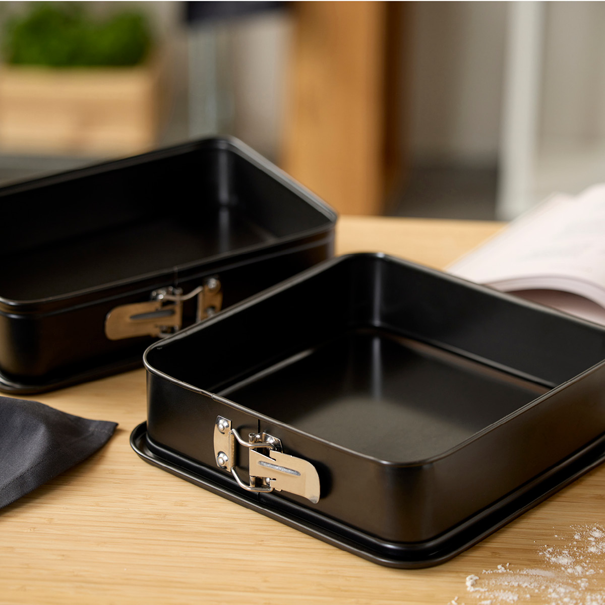 Blomsterberg Springform rektangulær 28x20x6 cm rustfritt stål