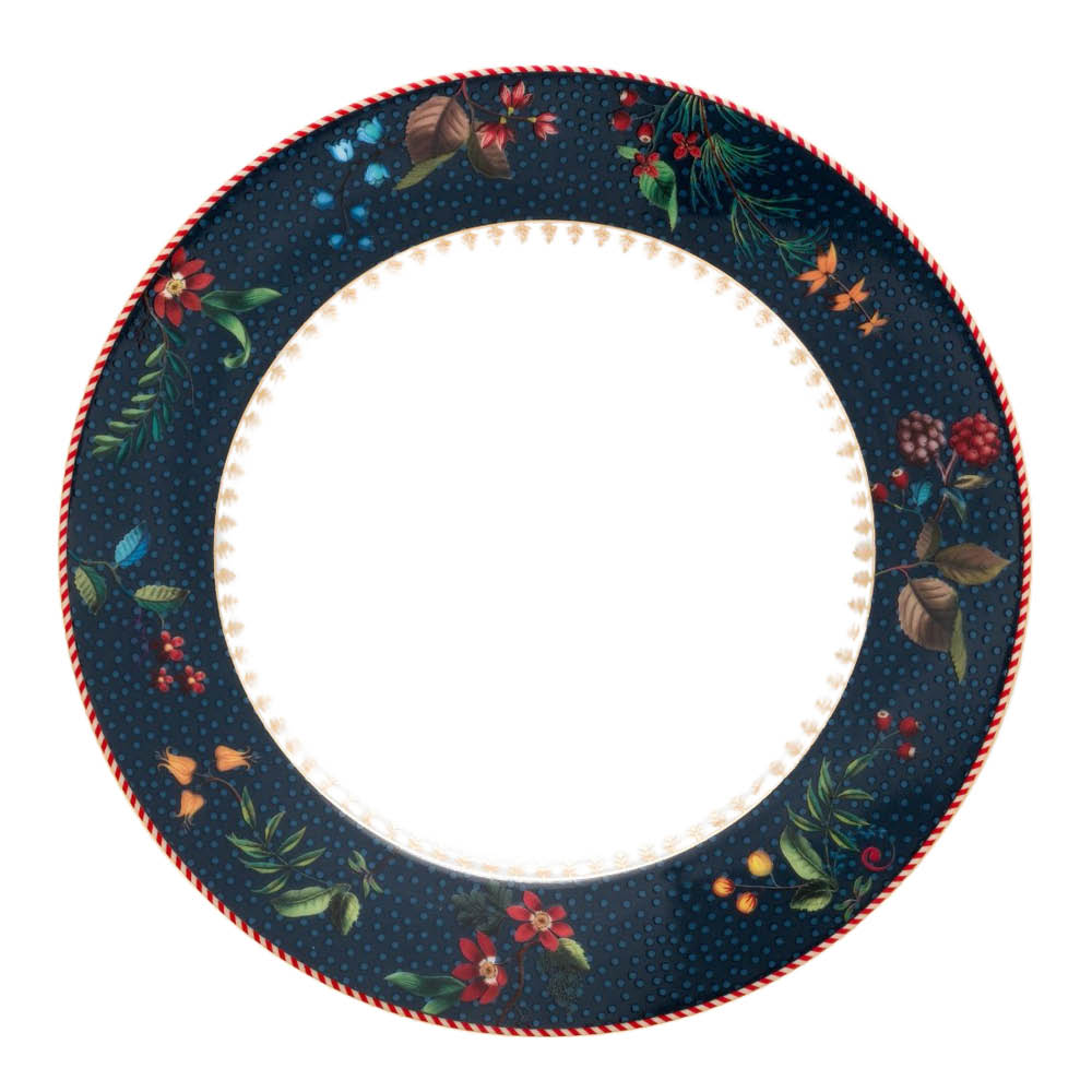 Pip Studio Berry Blues Lautanen 21 cm Sininen