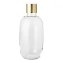 Damejeanne vas liten 31 cm glas/mässing