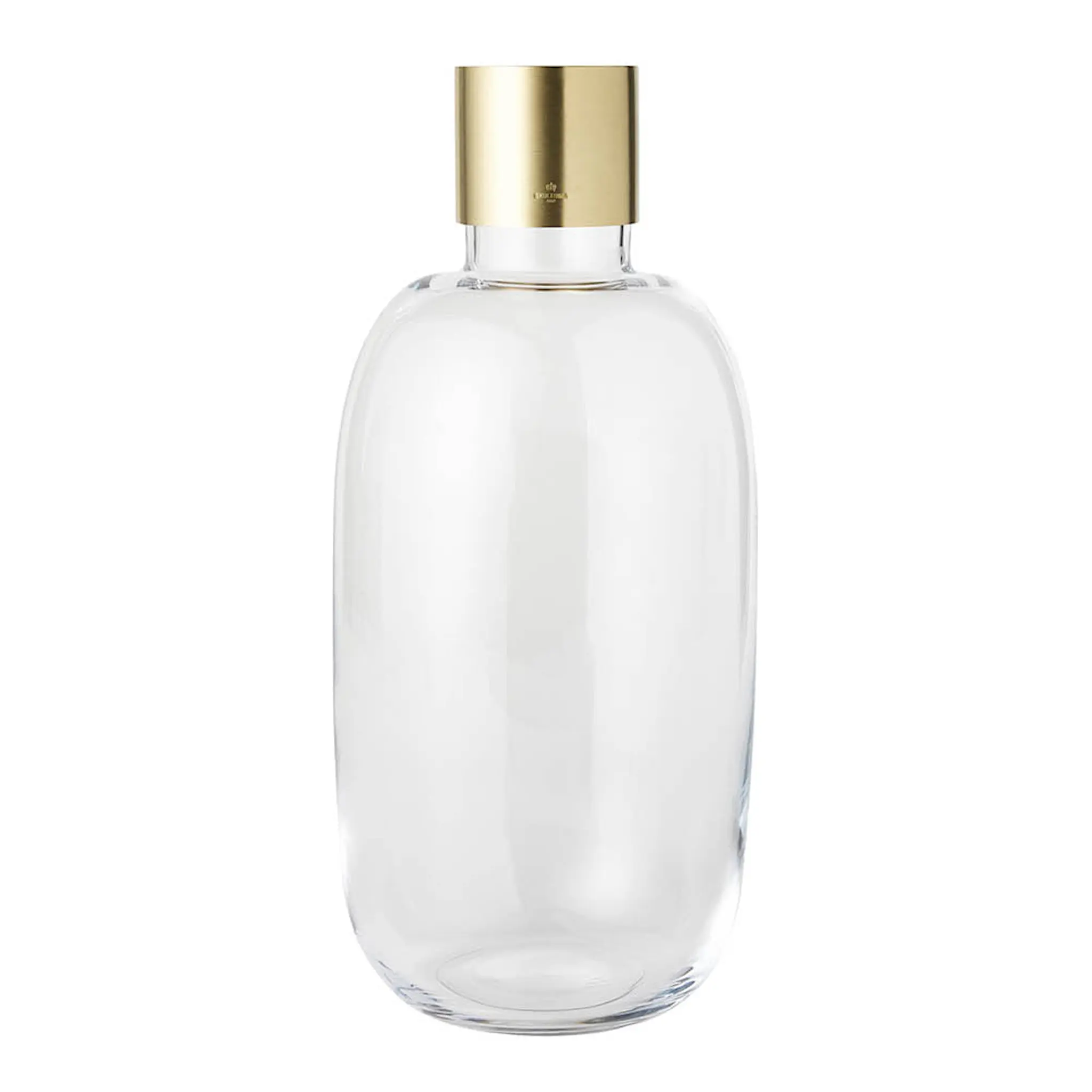 Skultuna Damejeanne vas liten 31 cm glas/mässing