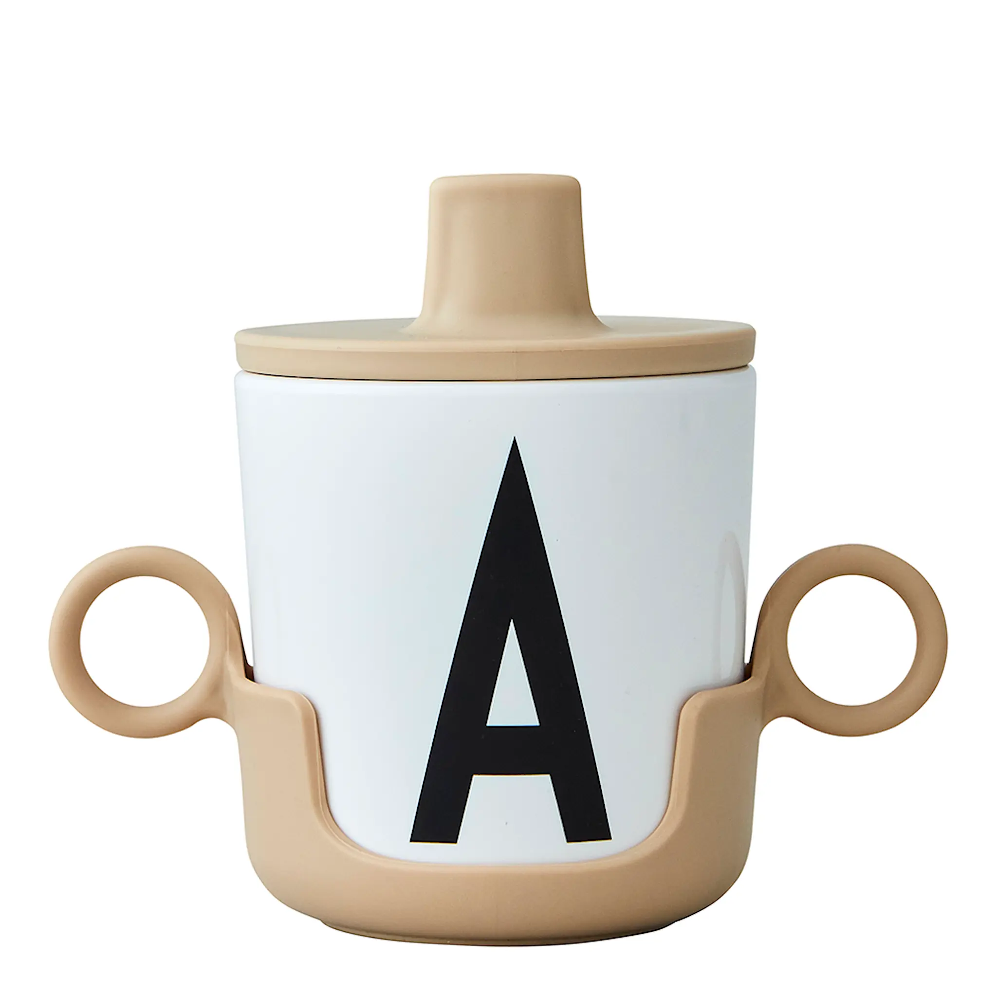 Design Letters Handtag till Ecozen Barnmugg Beige