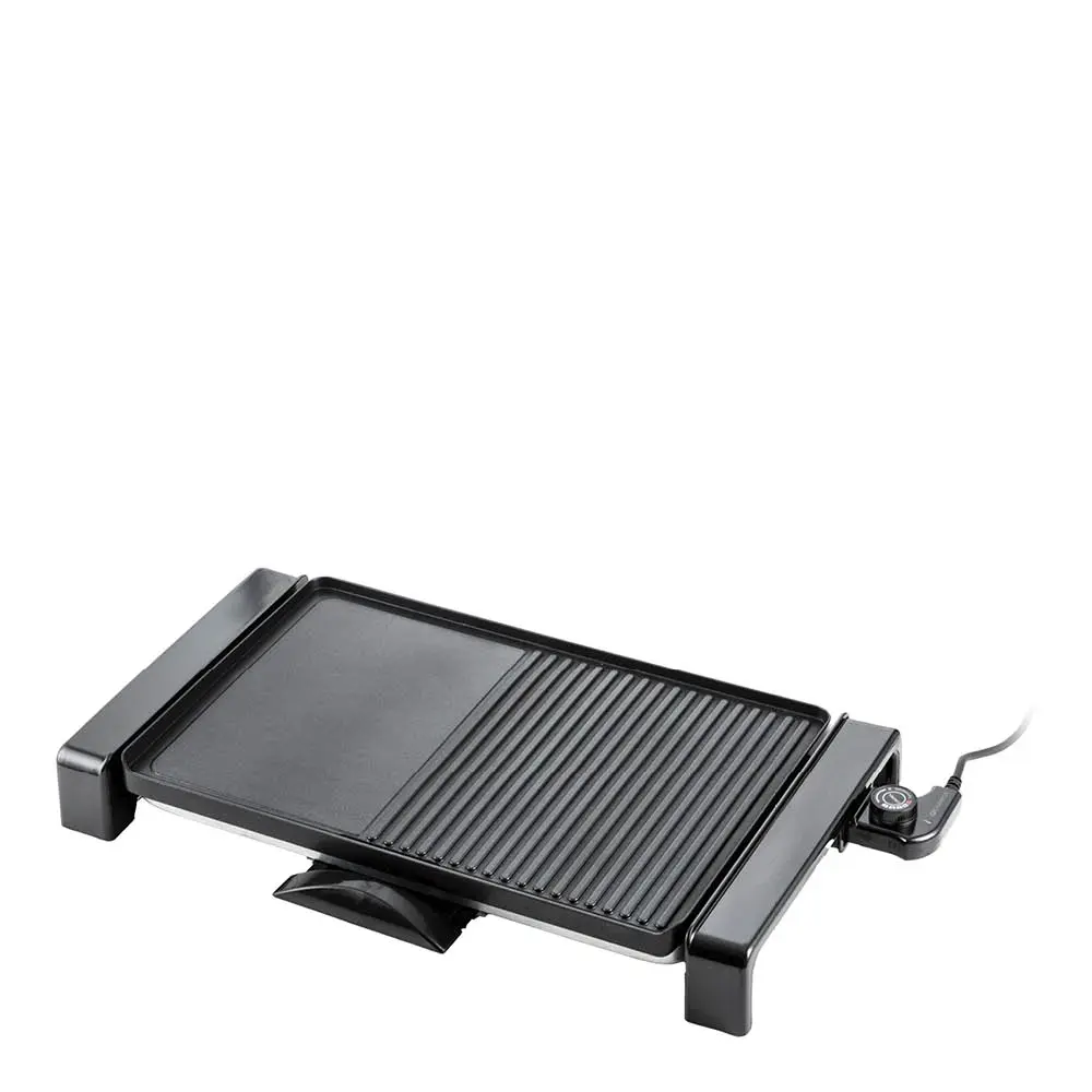 Elektrisk bordgrill XXL 47x32 cm svart
