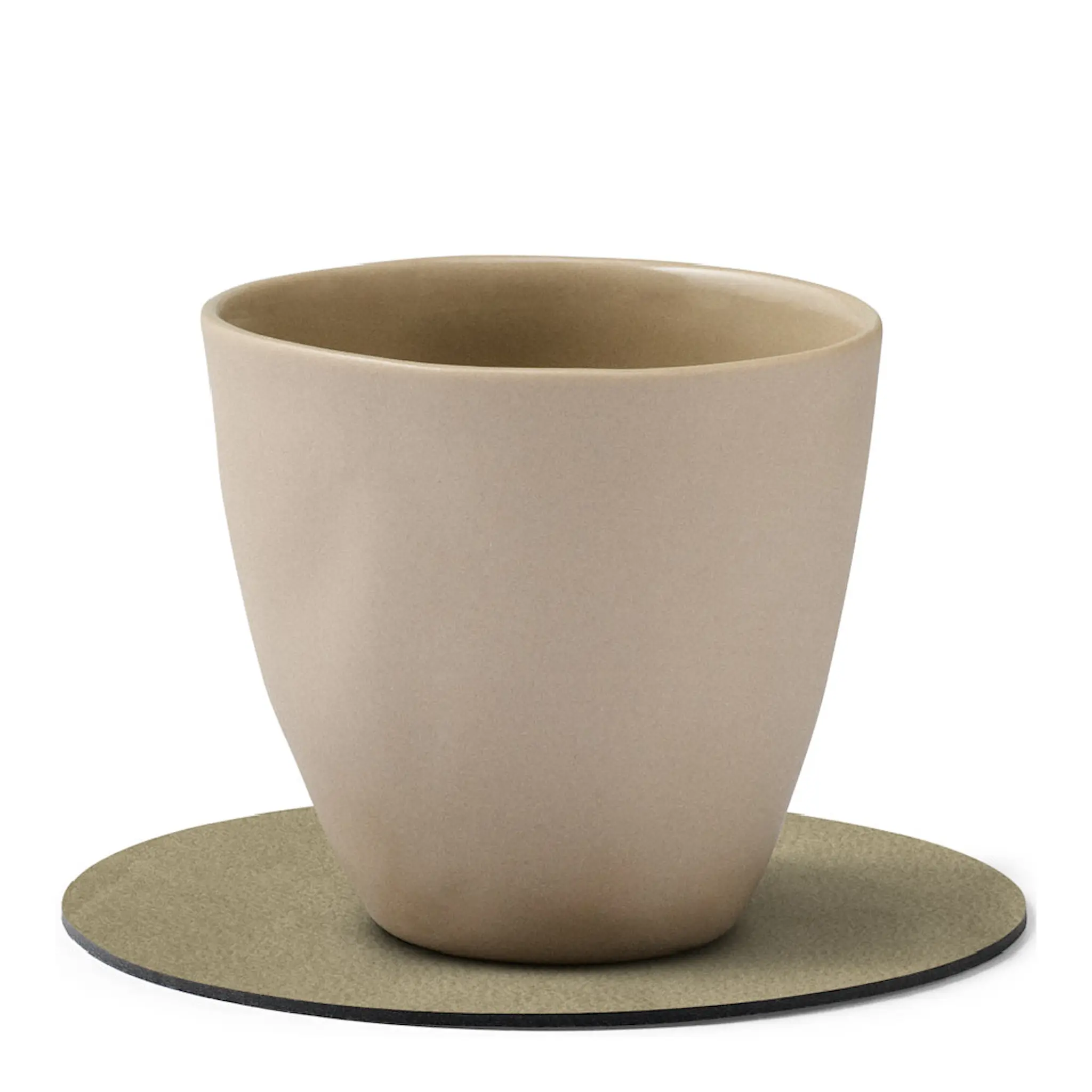 LIND DNA Nupo Circle Glasunderlägg 10 cm Herbal Dust