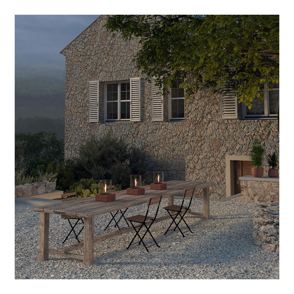 Tenderflame Jasmine Lykta 24 cm Rost