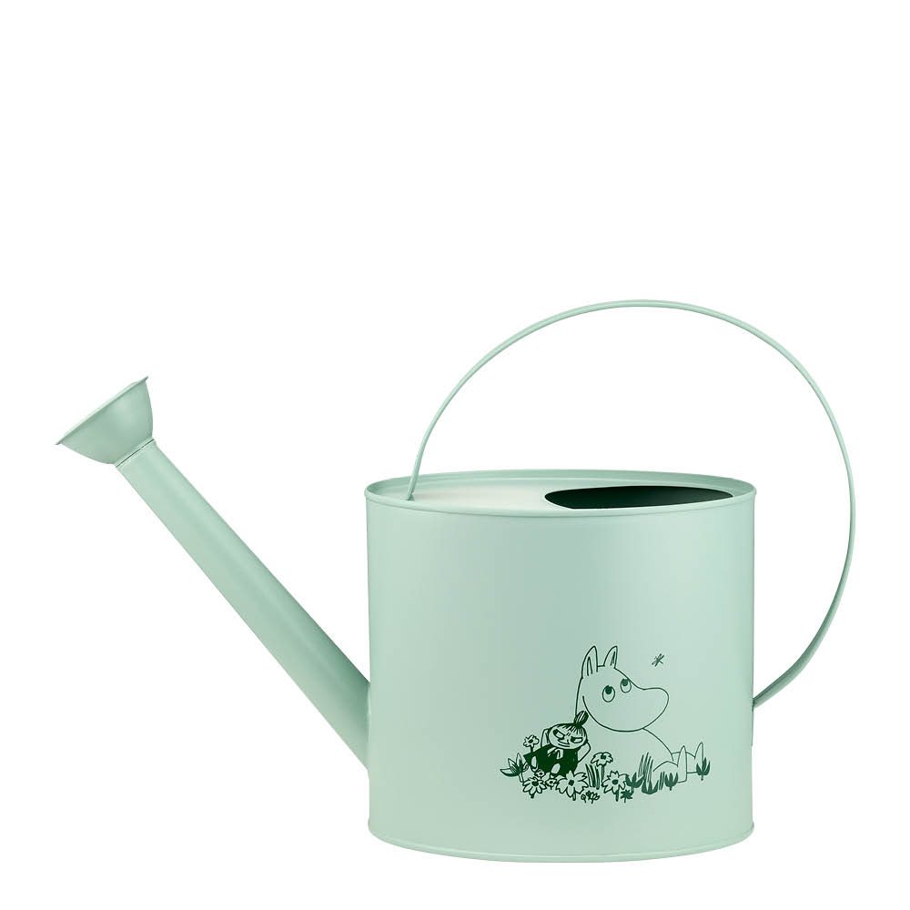 Muurla Mumin vattenkanna i plåt 4 L grön