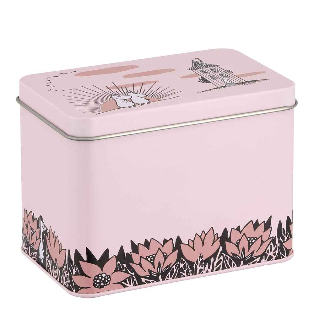 Muurla Mummi teboks 8x9x12 cm Vennskap rosa