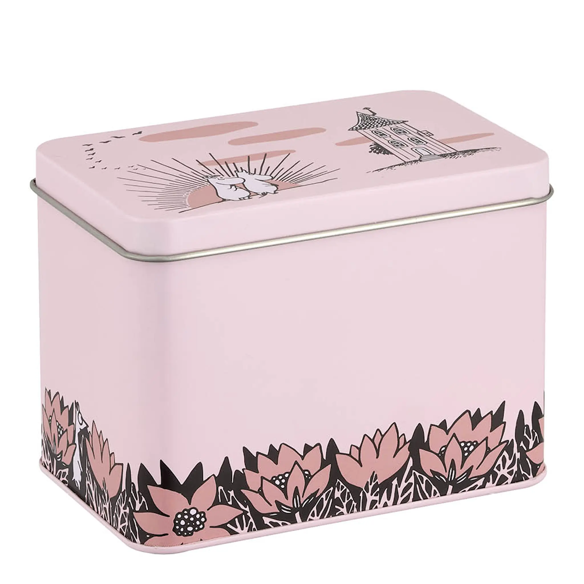 Muurla Mummi teboks 8x9x12 cm Vennskap rosa