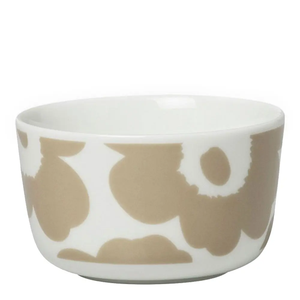 Oiva / Unikko Kulho 25 cl Beige/Valkoinen