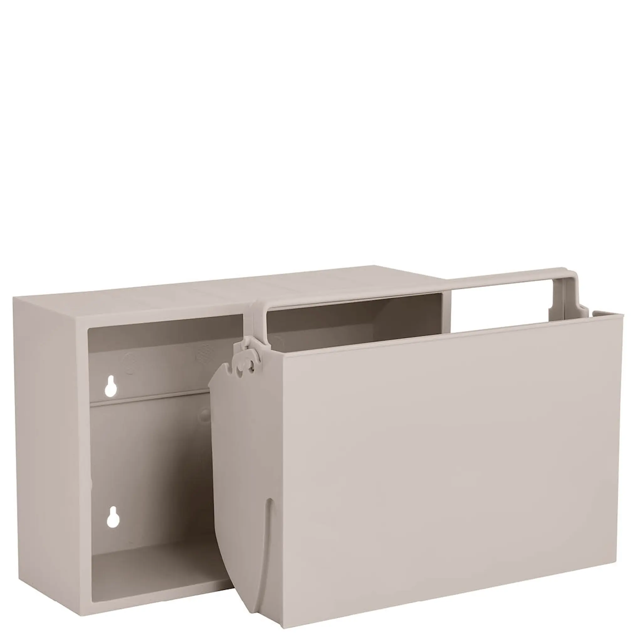 ReCollector Mini sorteringsbox 30x10x15 cm Silver Cloud Grey